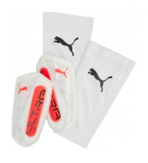 Щитки Puma ULTRA Flex Sleeve белые детские M (рост 135-155 см) 030987-01