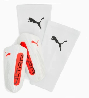 Щитки Puma ULTRA Light Sleeve белый детский L (рост 155-175 см) 030989-01