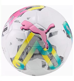 Мяч футбольный Puma Orbita 3 TB (FIFA Quality) белый, розовый 5 083776-01