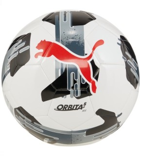 Футбольный мяч Puma Orbita 6 MS белый, черный, красный 4 084335-02