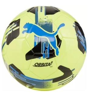 Мяч футбольный Puma Orbita 6 MS желтый, черный, синий 5 084335-08