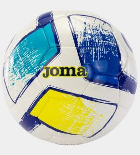Мяч футбольный Joma DALI II белый, синий, желтый Уни 4 400649.216.4