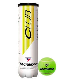 М'ячі для тенісу Tecnifibre Club 4В Club 4TF