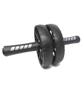 Ролик для пресу EasyFit BLM подвійний чорний EF-1356