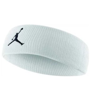 Повязка на голову Nike JORDAN JUMPMAN HEADBAND WHITE/BLACK OSFM белая J.KN.00.101.OS