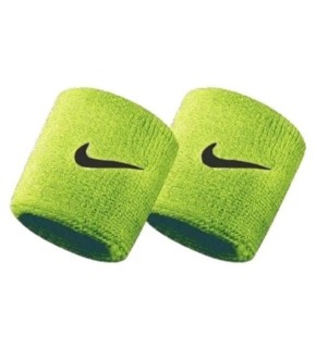 Напульсник Nike SWOOSH WRISTBANDS 2 PK ATOMIC GREEN/BLACK OSF зелений OSFM N.NN.04.710.OS