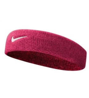 Повязка на голову Nike SWOOSH HEADBAND VIVID PINK/WHITE розовый OSFM N.NN.07.639.OS