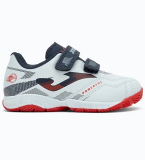 Футзалки детские Joma POWERFULL белый, темно-синий 26 POJW2505INV