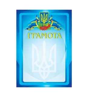Грамота поліграфічна, національна D95 А4(р)