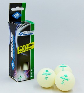 М'ячі для настільного тенісу, Donic Elite 1* 3шт 608310-40+