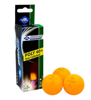 М'ячі для настільного тенісу, Donic Elite 1* 40+ 3шт 608318-40+