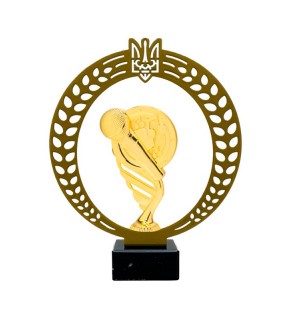 Кубок металевий арка мікрофон - 22см AR2.P433 C(р)