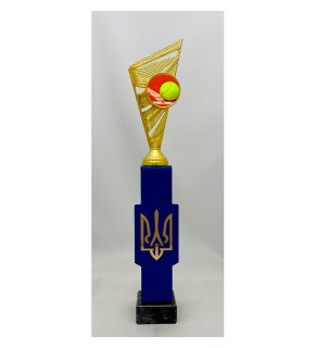 Кубок металлический Трезубец теннис большой А – 46 см PS555.D31953.G06