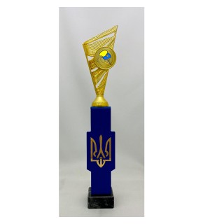 Кубок металлический Трезубец теннис настольный А - 46 см PS555.D31953.G017