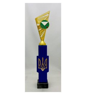 Кубок металлический Трезубец бильярд А - 46 см PS555.D31953.G021