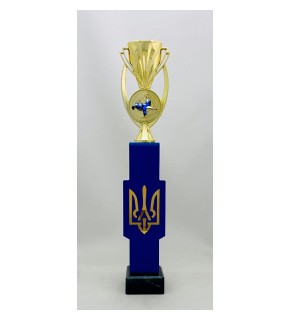 Кубок металлический Трезубец дзюдо А - 42 см PS555.D31712.G01