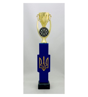 Кубок металлический Трезубец дартс А - 42 см PS555.D31712.G03
