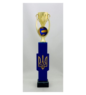 Кубок металлический Трезубец волейбол А - 42 см PS555.D31712.G05