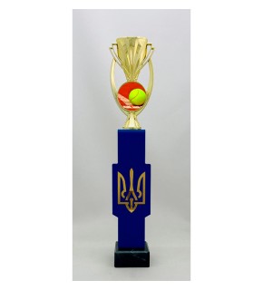Кубок металлический Трезубец теннис большой А - 42 см PS555.D31712.G06