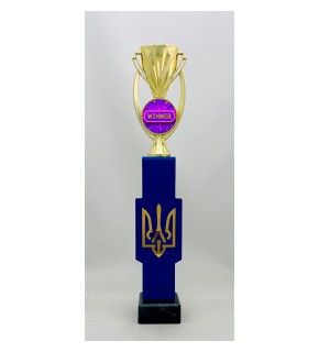 Кубок металлический Трезубец универсальный А - 42 см PS555.D31712.G07