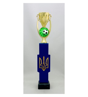 Кубок металлический Трезубец футбол А - 42 см PS555.D31712.G08
