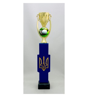 Кубок металлический Трезубец гольф А - 42 см PS555.D31712.G011